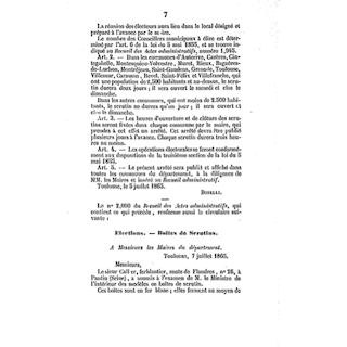 Lettre du préfet de la Haute-Garonne aux maires du département