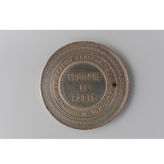 Médaille commémorant la manifestation des Parisiennes le 3 avril 1871 